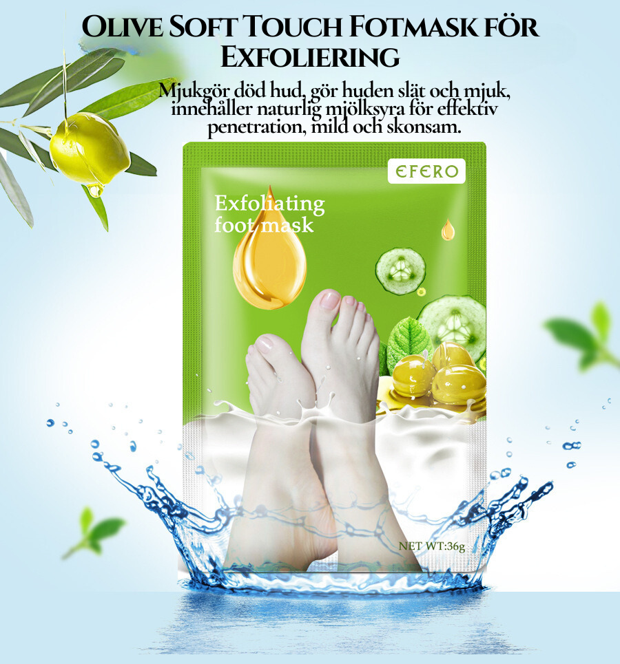 SoftSkin Foot Peeling Mask – Återfukta och förebygg sprickor