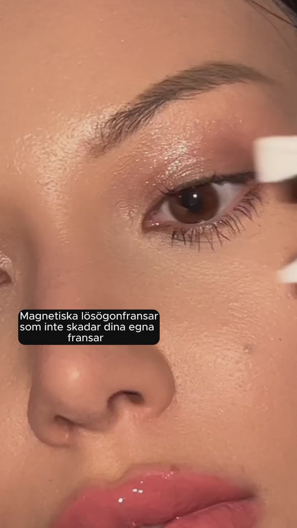 Magnetiska lim-fria lösögonfransar