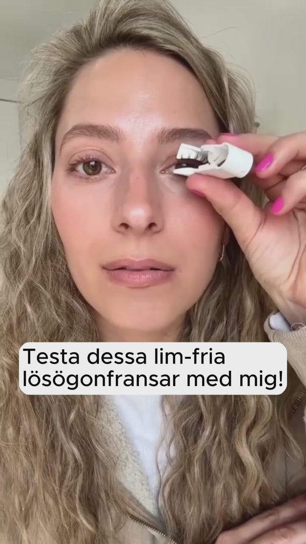 Magnetiska lim-fria lösögonfransar